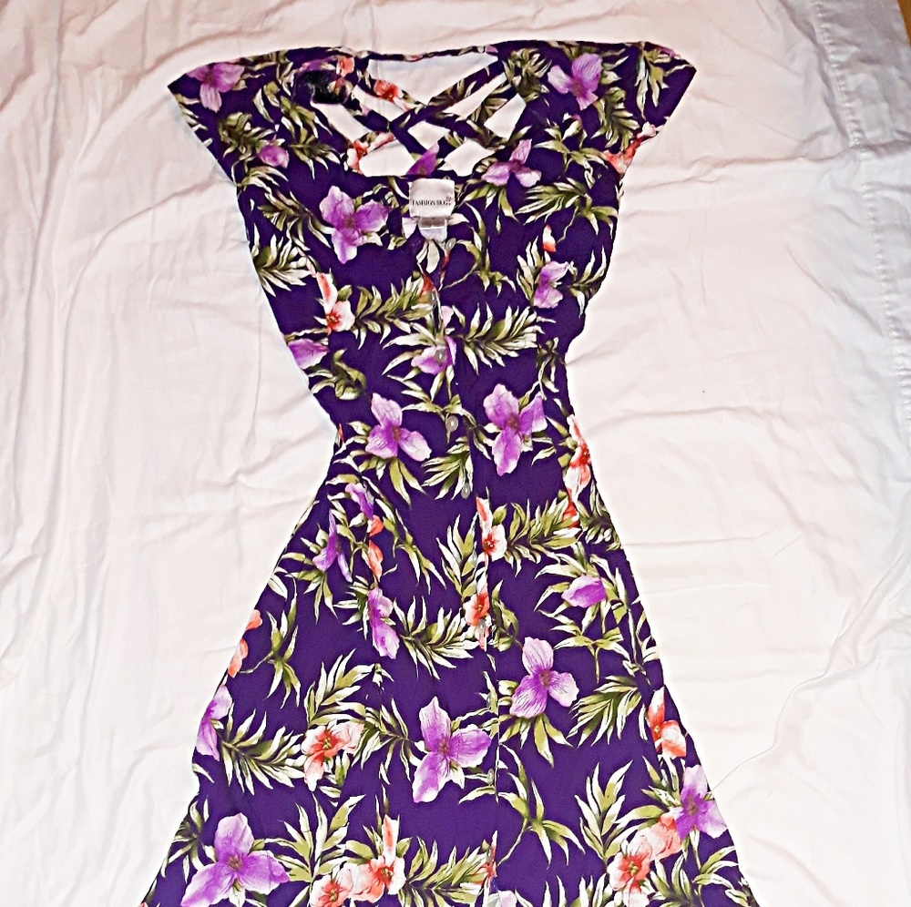 Fashion Bug Button Down Maxi dress